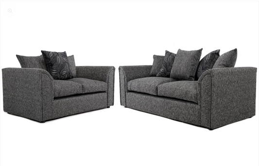 Byron 3 + 2 Seater Dundee Black