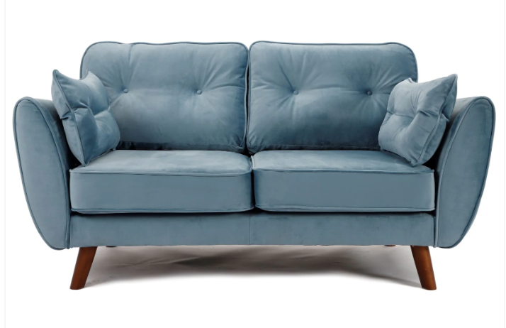 Zinc 3+2 Seater Sofa Set Plush Sky