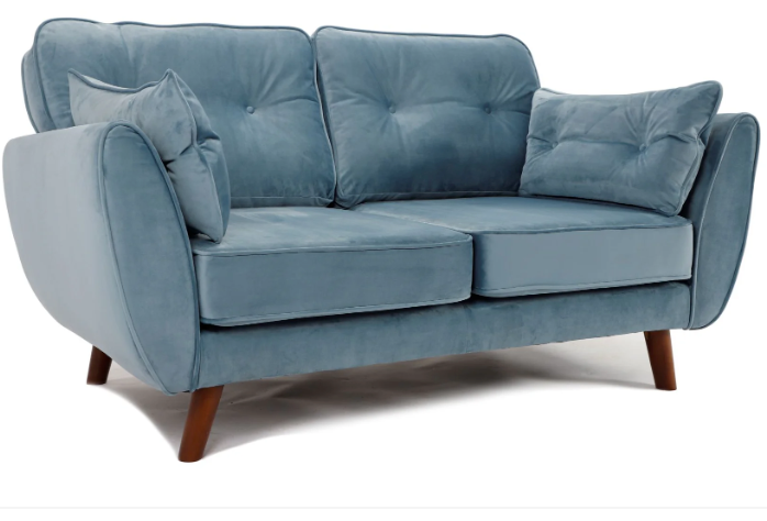 Zinc 3+2 Seater Sofa Set Plush Sky