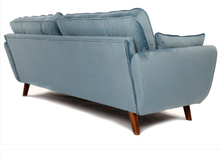Zinc 3+2 Seater Sofa Set Plush Sky