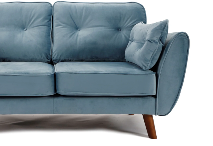 Zinc 3+2 Seater Sofa Set Plush Sky