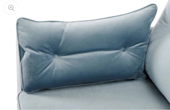 Zinc 3+2 Seater Sofa Set Plush Sky