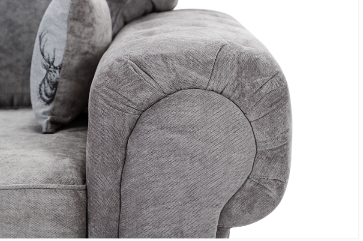 Verona Full Back Corner 2C2 Sofa Grey