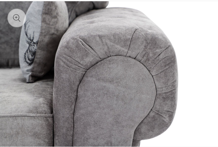 Verona Scatter Back Corner 2C2 Sofa Grey