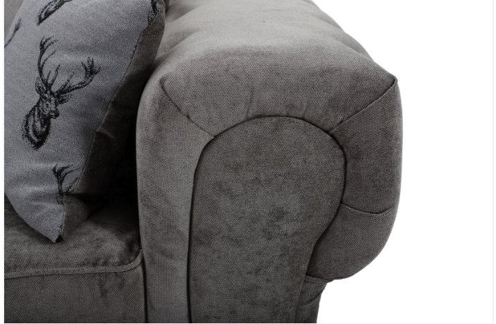 Verona Scatter Back Corner 2C2 Sofa Grey