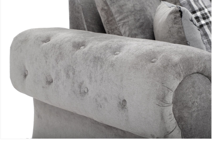 Verona Scatter Back Corner 2C2 Sofa Grey