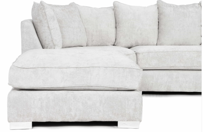 Bishop U-Shape Sofa Alaska Silver Scatterback