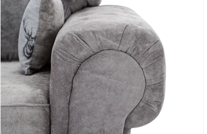 Verona Scatter Back Corner 2C2 Sofa Grey