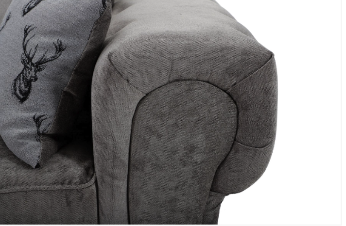 Verona Scatter Back Corner 2C2 Sofa Grey