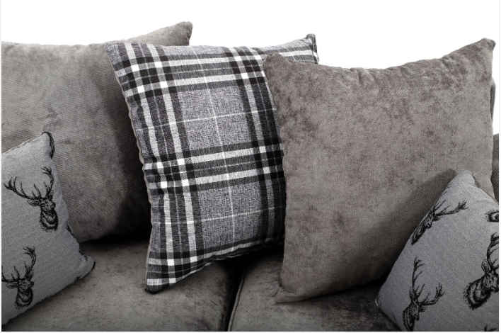 Verona Scatter Back Corner 2C2 Sofa Grey
