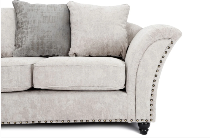 Cambridge Scatter Back Large Corner 2C2 Sofa Alaska Silver