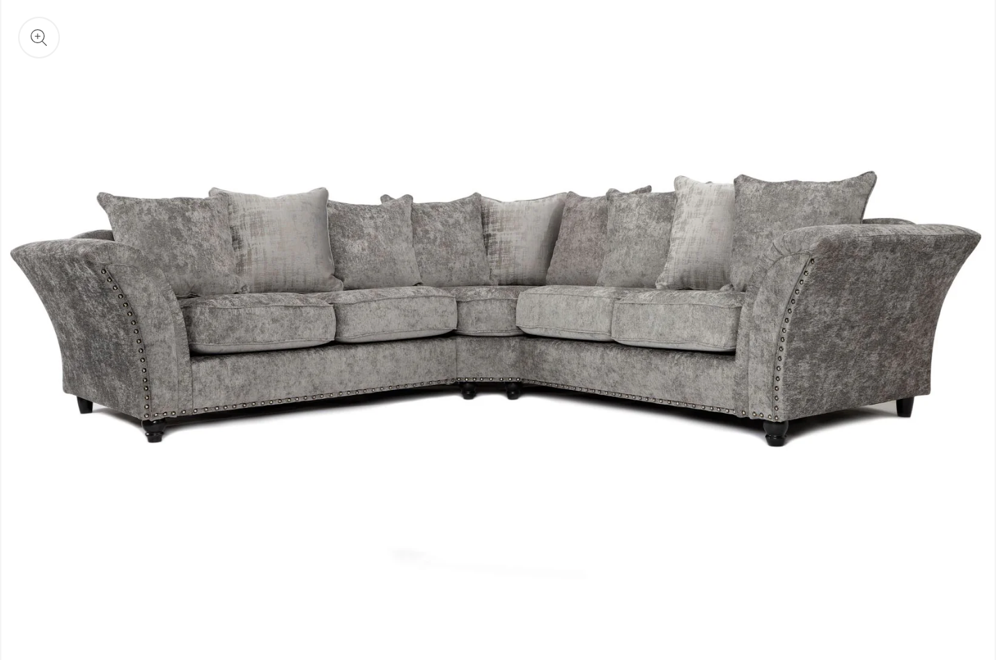 Cambridge Scatter Back Large Corner 2C2 Sofa Alaska Platinum