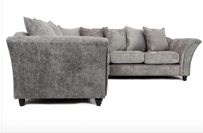 Cambridge Scatter Back Large Corner 2C2 Sofa Alaska Platinum