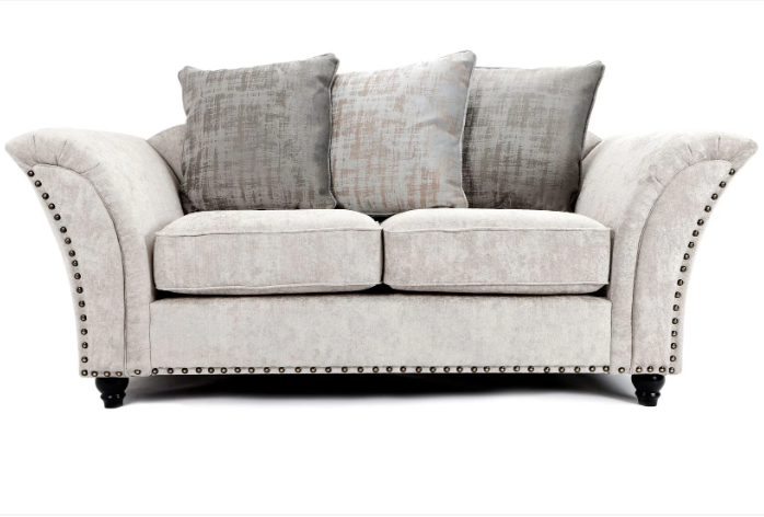 Cambridge Scatter Back 3 + 2 Seater Sofa Set Alaska Silver
