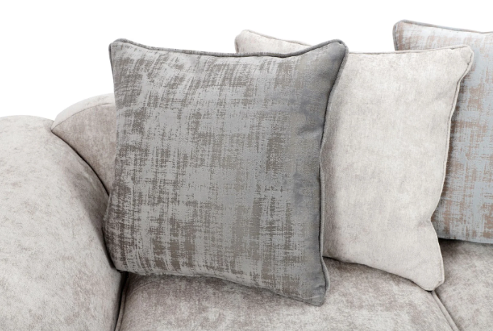 Cambridge Scatter Back 3 + 2 Seater Sofa Set Alaska Silver