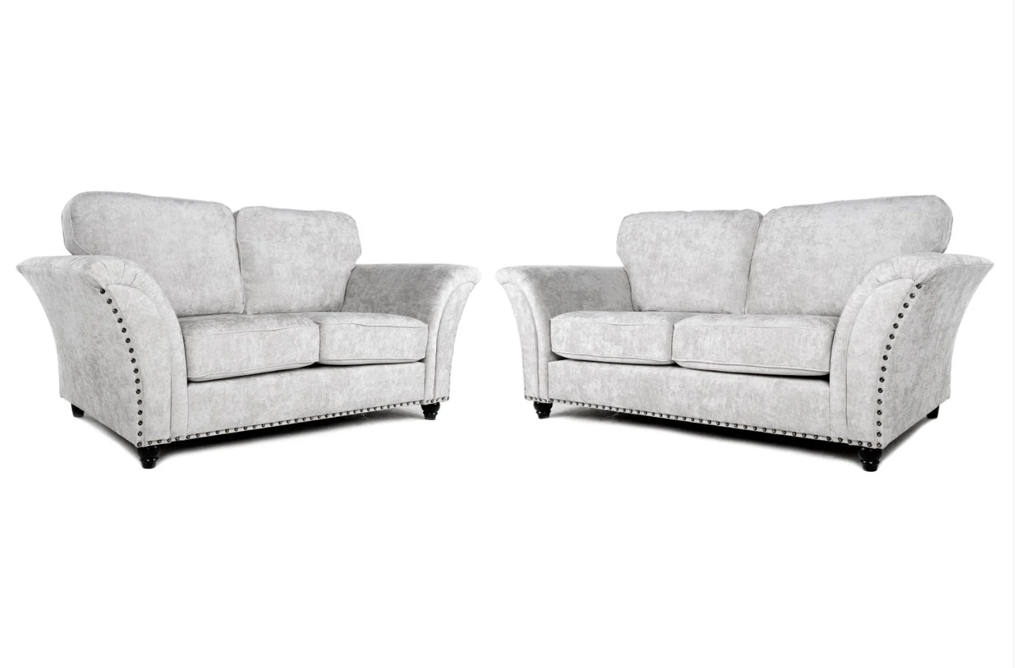 Cambridge Full Back 3 + 2 Seater Sofa Set Alaska Silver