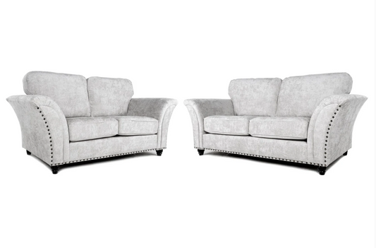 Cambridge Full Back 3 + 2 Seater Sofa Set Alaska Silver