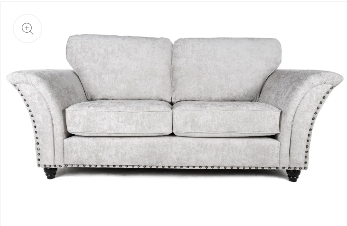 Cambridge Full Back 3 + 2 Seater Sofa Set Alaska Silver