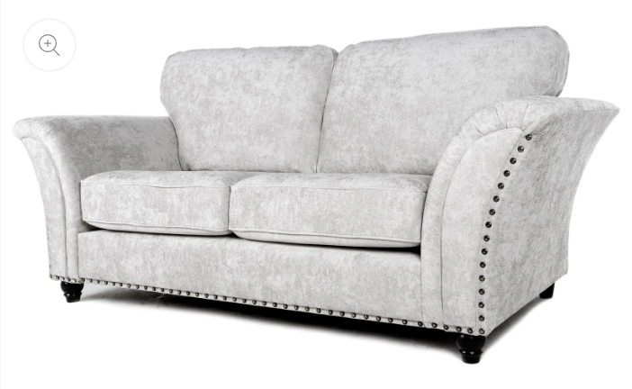 Cambridge Full Back 3 + 2 Seater Sofa Set Alaska Silver