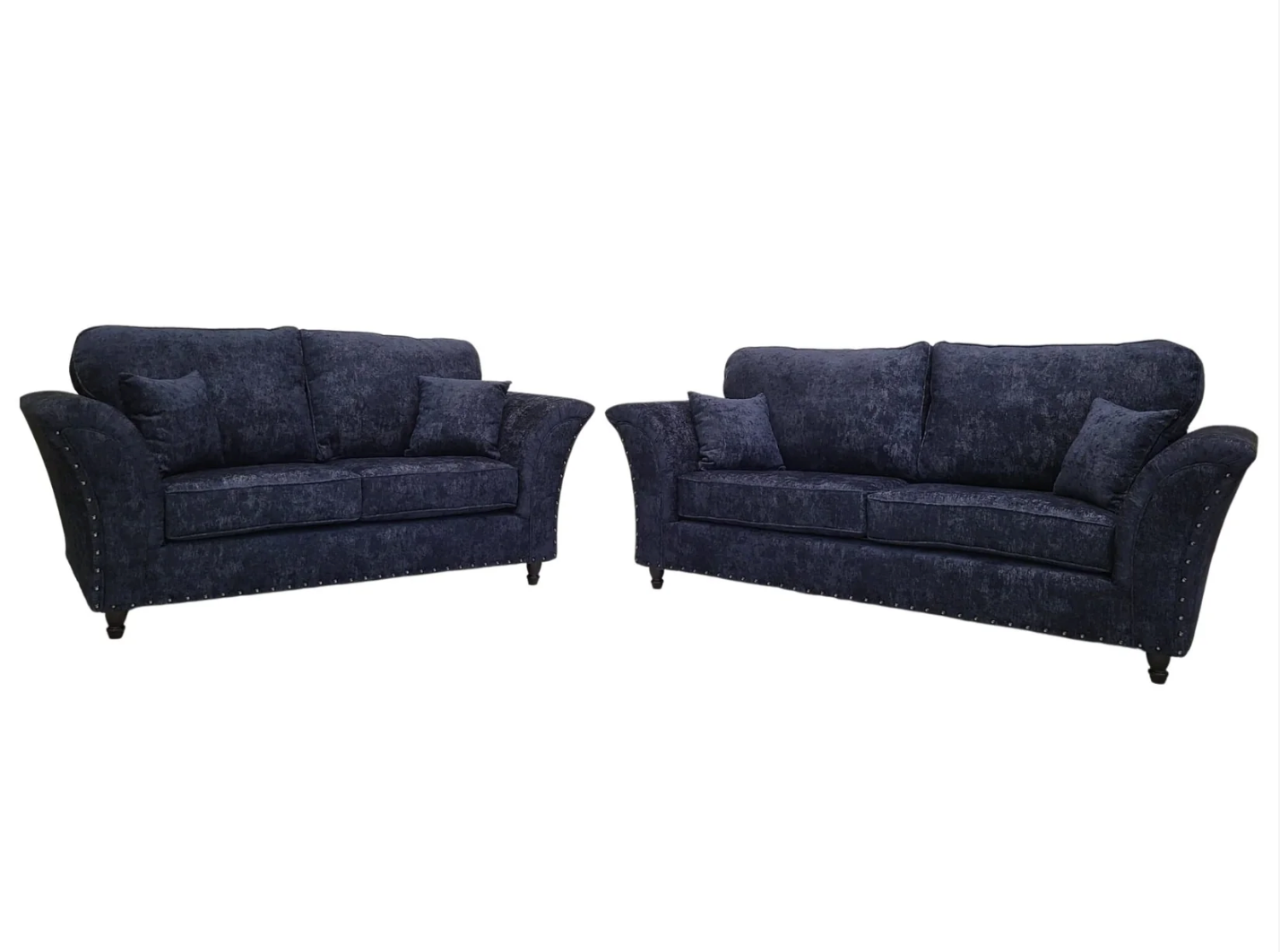 Cambridge Full Back 3 + 2 Seater Sofa Set Alaska Midnight Blue