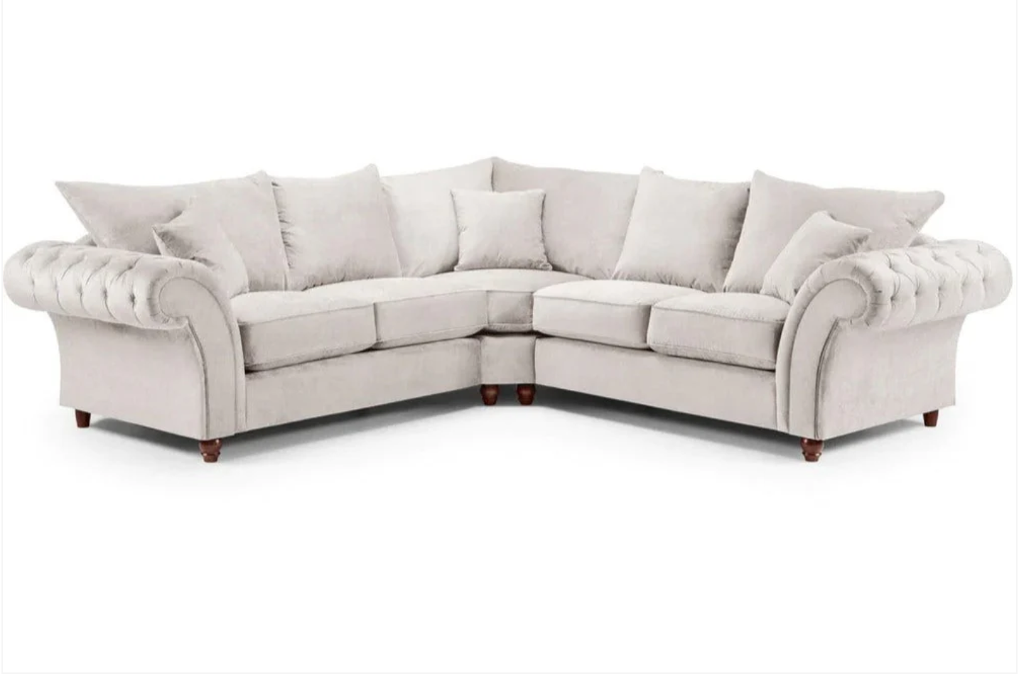 Windsor Full Back Large Corner Sofa Stone