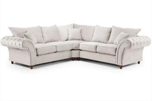 Windsor Full Back Large Corner Sofa Stone