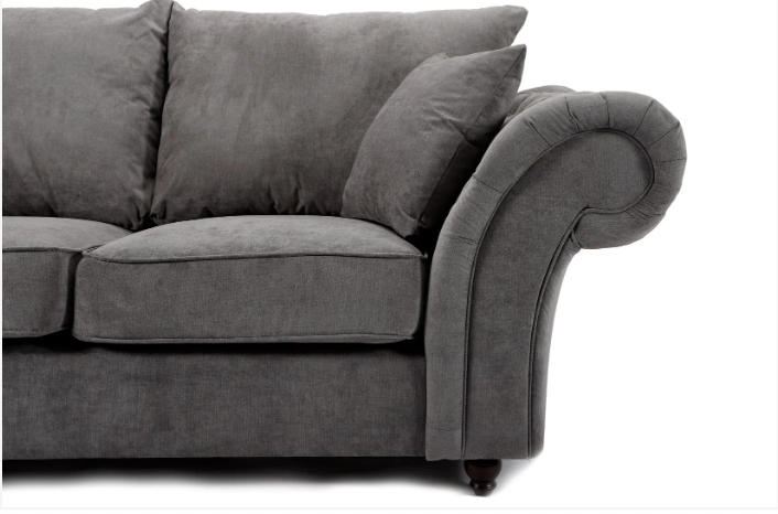 Windsor Full Back Large Corner Sofa Grey