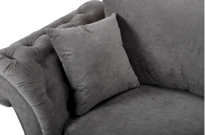 Windsor Full Back Large Corner Sofa Grey