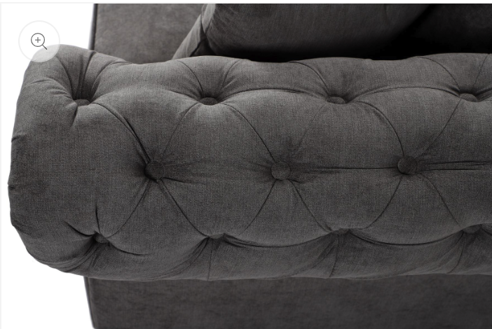 Windsor Full Back 3 Seater Sofa Grey