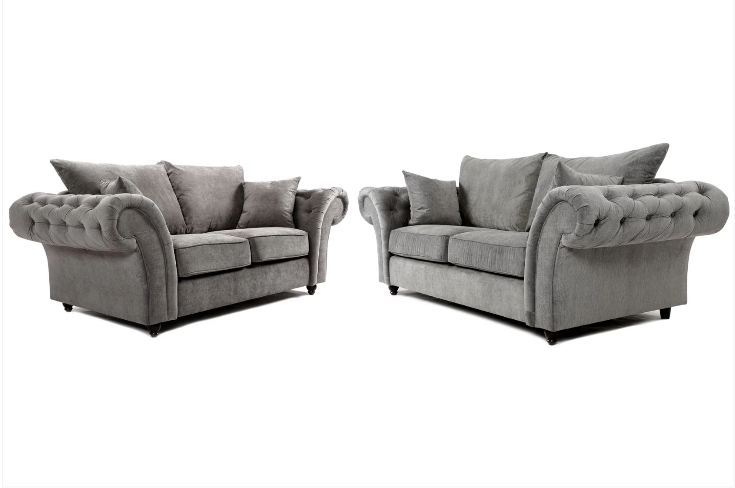 Windsor Full Back 3 + 2 Seater Sofa Grey