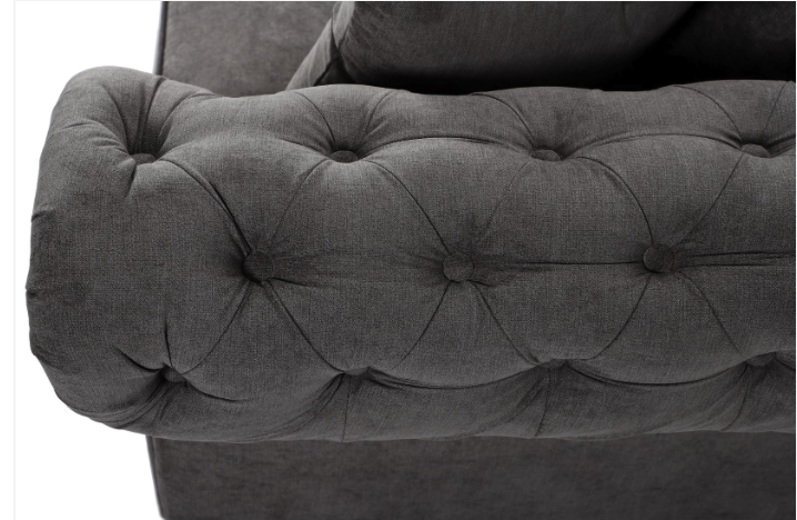 Windsor Full Back 3 + 2 Seater Sofa Grey
