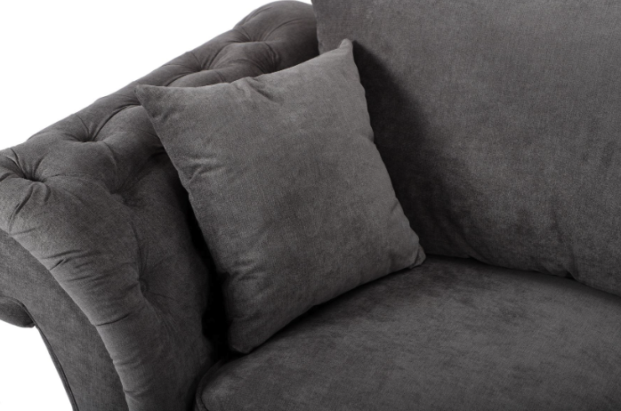 Windsor Full Back 3 + 2 Seater Sofa Grey