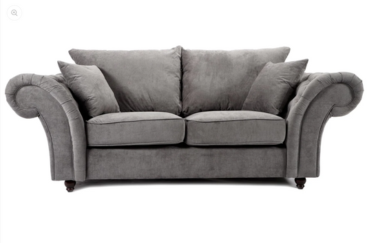 Sofa Bliss  Windsor Full Back 2 Seater Sofa Grey