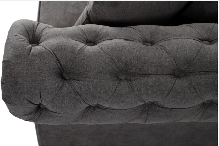 Sofa Bliss  Windsor Full Back 2 Seater Sofa Grey