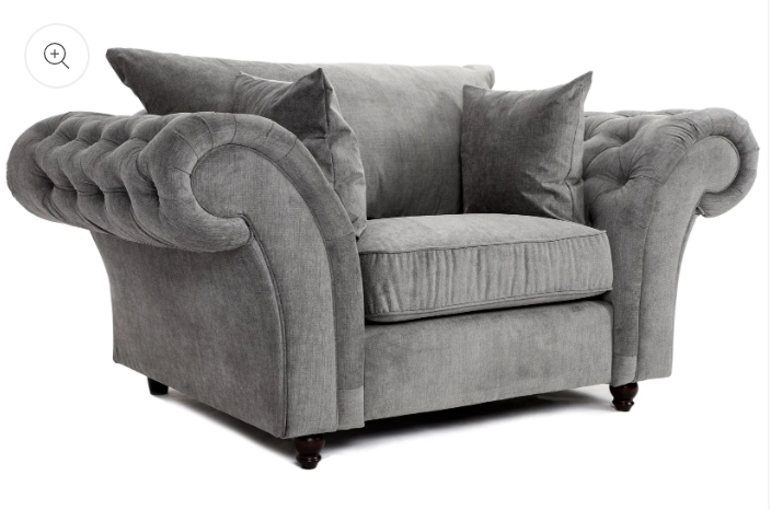 Windsor Armchair Grey