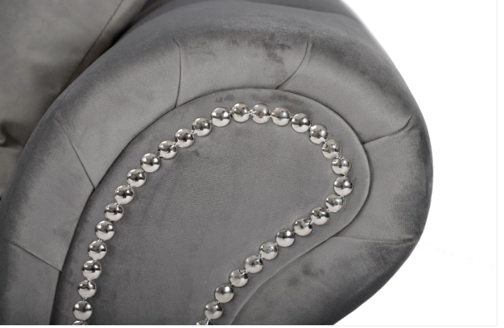 Oakland 2C1 Corner Sofa in Plush Grey