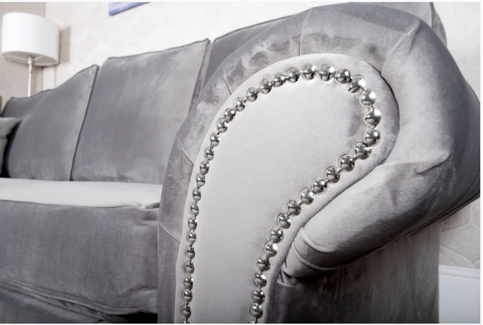 Oakland 2C1 Corner Sofa in Plush Grey