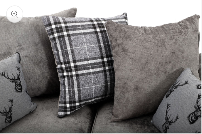 Verona Scatter Back Left Hand Corner 1C2 Sofa Grey
