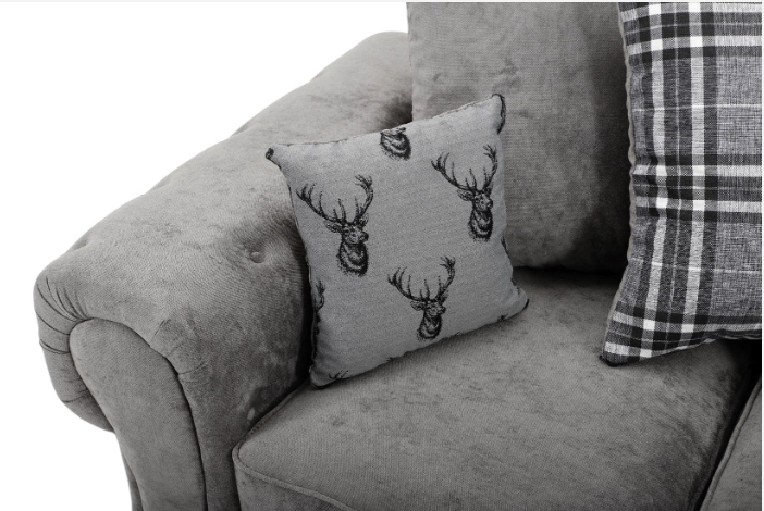 Verona Scatter Back Right Hand Corner 2C1 Sofa Grey