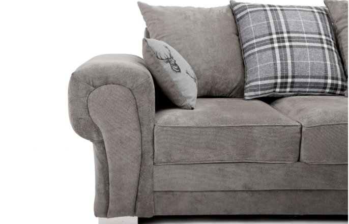 Verona Scatter Back Right Hand Corner 2C1 Sofa Grey