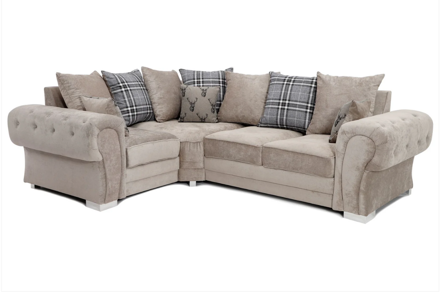 Verona Scatter Back Left Hand Corner 1C2 Sofa Mink