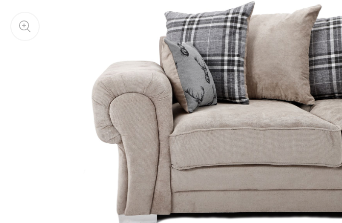 Verona Scatter Back Left Hand Corner 1C2 Sofa Mink
