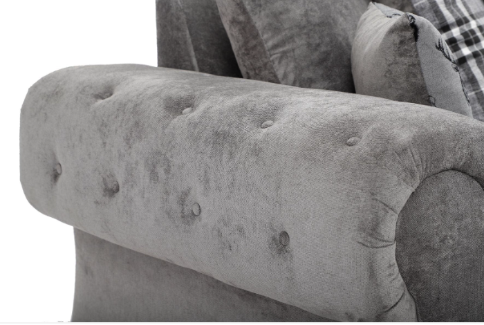 Verona Scatter Back Right Hand Corner 2C1 Sofa Bed Grey