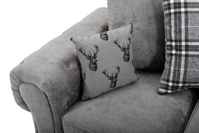 Verona Scatter Back Right Hand Corner 2C1 Sofa Bed Grey