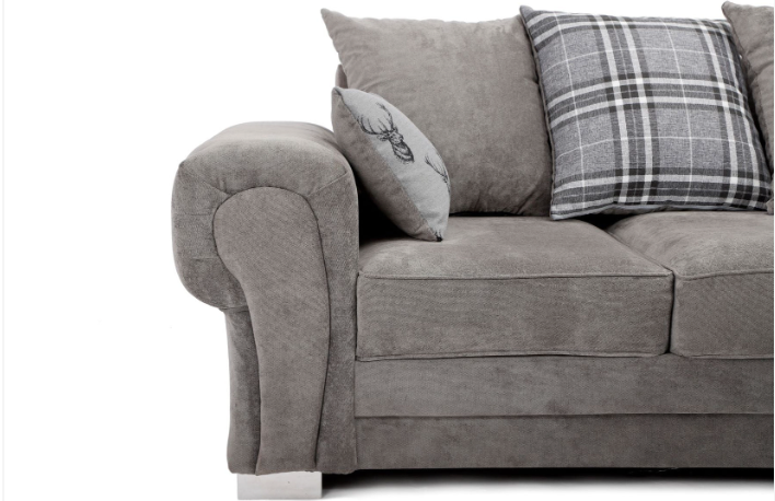 Verona Scatter Back Right Hand Corner 2C1 Sofa Bed Grey