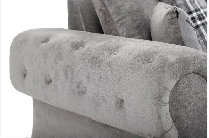 Verona Scatter Back Left Hand Corner 1C2 Sofa Bed Grey