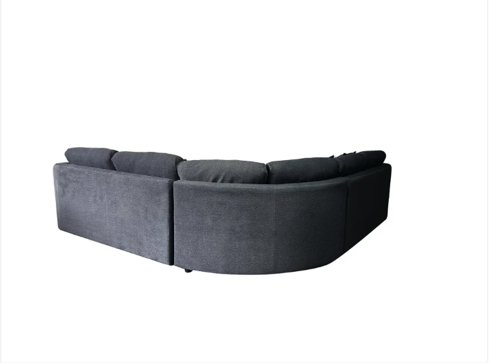 Bronte 5 Seater Modular Corner Grey