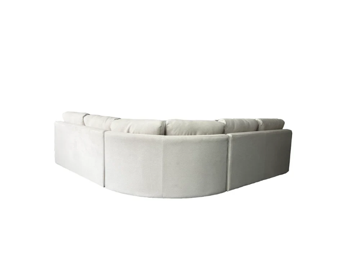 Bronte 5 Seater Modular Corner Cream