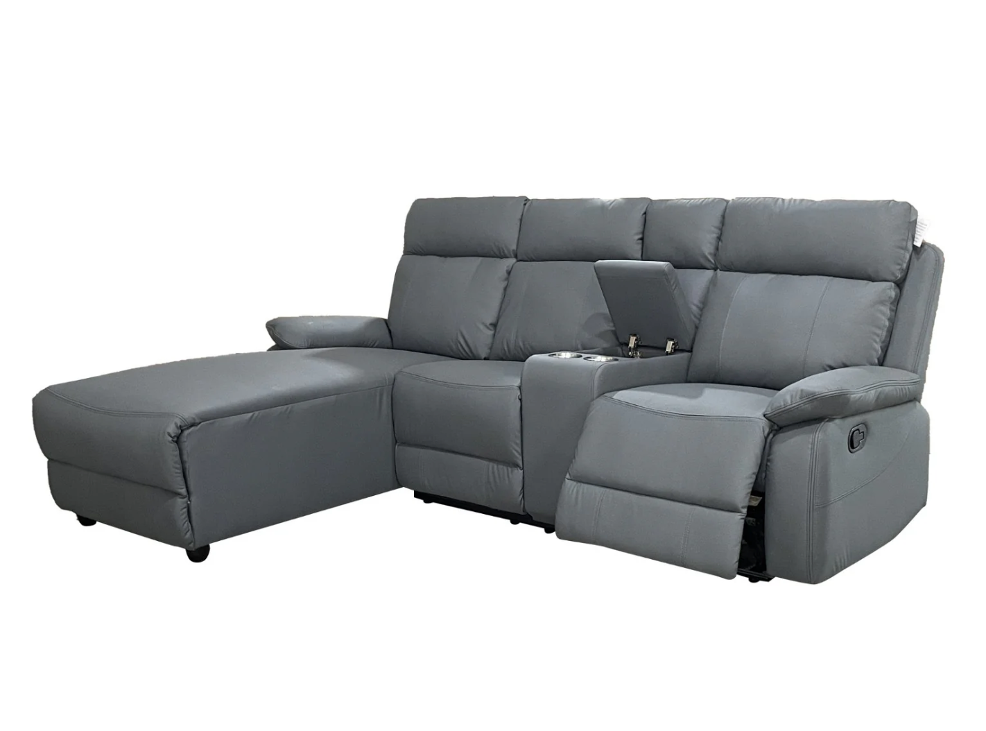 Serenova Grey Recliner L Shape Corner Sofa