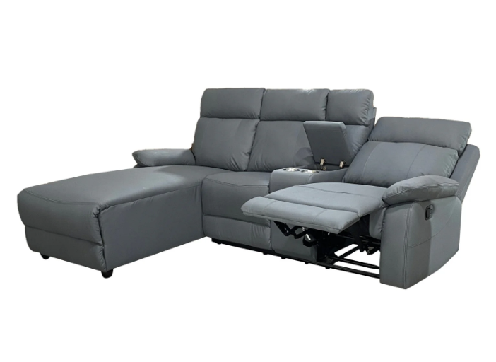 Serenova Grey Recliner L Shape Corner Sofa